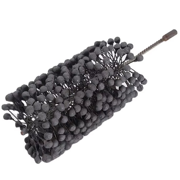 89x80x8x200mm Flexible Cylinder Silicone Carbide Flex Hone Brush for Polishing and Deburring